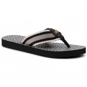 Tory Burch Black Gemini Link Sandals Flip Flops Sz 9 Style 61715